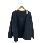 YEEZY◆長袖Tシャツ/3/コットン/BLK