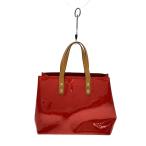 ショッピングヴェルニ LOUIS VUITTON◆リードPM_モノグラム・ヴェルニ/エナメル/RED/無地