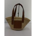 ショッピングカゴ LOEWE◆カゴバッグ/--/BEG//