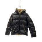 DUVETICA◆ダウンジャケット/46/ナイロン/BLK/無地/U.255.02-1035R