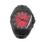 DIESEL◆自動巻腕時計/アナログ/ステンレス/RED/BLK/DZ-4696