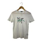 ショッピングdior Christian Dior◆20AW/×SHAWN STUSSY/Tシャツ/XS/コットン/WHT/無地/033J600D0589