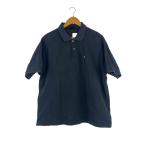 STUSSY◆ポロシャツ/L/コットン/BLK