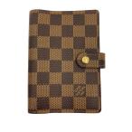 LOUIS VUITTON* Agenda MM_ Damier *eben/--/BRW/ мужской 