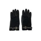 PRADA* перчатки / гора кожа ягненка /BLK/ женский //