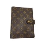 LOUIS VUITTON* Agenda MM_ монограмма * парусина /PVC/BRW/ общий рисунок / женский //
