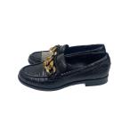 ショッピングzara ZARA◆ローファー/38/BLK