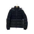 MONCLER◆NOIR GIUBBOTTO/ダウンジャケット/0/ウール/BLK//