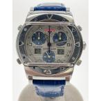 CERTINA/腕時計/デジアナ/レザー/SLV/BLU