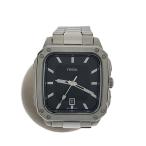 FOSSIL◆クォーツ腕時計/アナログ/ステンレス/BLK/SLV/fs5933