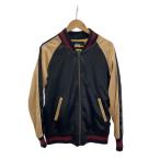 STUSSY◆World Tour 35 Souvenir Jacket/M/ポリエステル/BLK