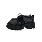 ショッピングzara ZARA◆シューズ/43/BLK/レザー