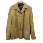 ショッピングschott Schott◆シングルライダースジャケット/40/牛革/GLD/無地/s-2