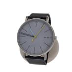 SKAGEN◆交換用ベルト有/クォーツ腕時計/アナログ/ステンレス/GRY/SLV/SS/SKW6373