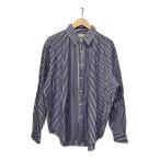 ショッピングDaddy The Shinzone◆STRIPE DADDY SHIRT/S/コットン/BLU/ストライプ/23AMSBL04