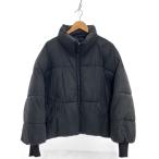 ZARA◆ダウンジャケット/S/ポリエステル/BLK