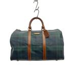 POLO RALPH LAUREN* сумка "Boston bag" / кожа /GRN/ проверка 