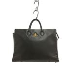 Vivienne Westwood◆トートバッグ/レザー/BLK