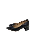 ショッピングcoach COACH◆パンプス/24cm/BLK/レザー/FG4610/