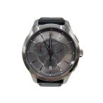 VICTORINOX◆クォーツ腕時計/アナログ/レザー/BLK/241748