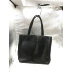 ショッピングPRADA PRADA◆トートバッグ/レザー/BLK//