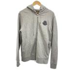 ショッピングmoncler MONCLER◆ジップパーカー/S/コットン/GRY/無地/G10928G73300 809JY
