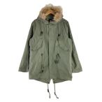 ショッピングstussy STUSSY◆モッズコート/L/コットン/GRN/無地//
