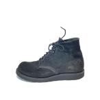 ショッピングレース RED WING◆6-inch Classic Round/レースアップブーツ/25.5cm/BLK/1989