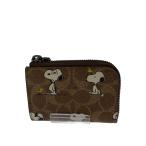 COACH◆キーケース/レザー/BRW/総柄/レディース/CBS91 QBTAM