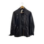 upper hights◆ダブルライダースジャケット/1/羊革/BLK/21411503//