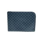 ショッピングダミエ LOUIS VUITTON◆ポシェット・ジュールGMNM_ダミエ・グラフィット_BLK/牛革/BLK