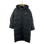 kappa◆ダウンジャケット/ベンチコート/L/--/BLK/無地
