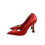 ショッピングzara ZARA◆パンプス/24cm/RED