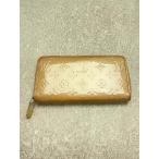 ショッピングヴェルニ LOUIS VUITTON◆ジッピー・ウォレット_モノグラム・ヴェルニ_PNK/エナメル/BEG/レディース