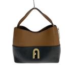 FURLA◆ショルダーバッグ/レザー/BRW/W