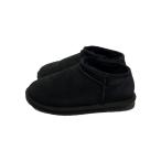 ショッピングemu EMU Australia◆ムートンブーツ/25cm/ブラック/スウェード