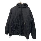 STUSSY◆authentic gear/00s/ダウンジャケット/L/ナイロン/BLK//