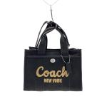 ショッピングcoach COACH◆コーチ/2WAYトートバッグ/CP164/キャンバス/ブラック