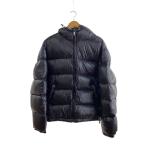 ショッピングzara ZARA◆ダウンジャケット/L/ポリエステル/GRY/無地