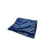 HERMES◆カレジェアン140/Fouets et Badines/鞭とグリップ/ストール/カシミア70シルク30/NVY