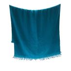 ショッピングHERMES HERMES◆ストール/ターコイズブルー/カシミアシルク/無地/レディース