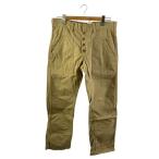 EVISU◆ベイカーパンツ/シンチバック/ボトム/34/コットン/BEG/無地