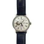 Orient Star◆自動巻腕時計/アナログ/レザー/WHT/NVY/RK-AV0003S//