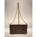 ショッピングVUITTON LOUIS VUITTON◆ポシェット・フェリシー_モノグラム・キャンバス_BRW/PVC/ブラウン/総柄