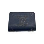 LOUIS VUITTON◆2つ折り財布/レザー/ブラック/無地/レディース/M82902