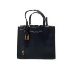 MARC JACOBS◆ハンドバッグ/レザー/ブラック/無地/M0015685 552/2way/ショルダー