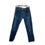 EVISU◆ボトム/--/コットン/ブルー/無地/メンズデニム