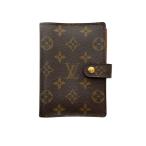 LOUIS VUITTON* Agenda PM_ монограмма * парусина / кожа /BRW/ общий рисунок / мужской //