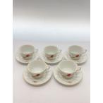 ROYAL COPENHAGEN◆カップ&ソーサー/5点セット/絹谷幸二 赤富士