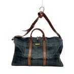 POLO RALPH LAUREN* сумка "Boston bag" / кожа / многоцветный / проверка / черный часы 